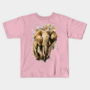 Elephant Painting Kids T-Shirt